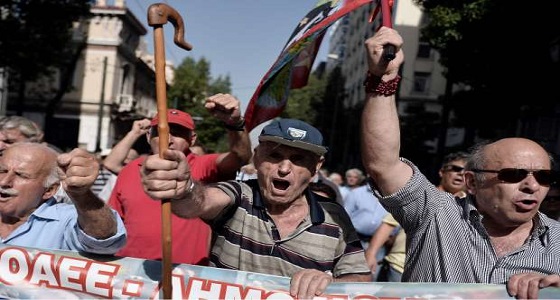 تظاهرات ضد تركيا تغزو شوارع أثينا