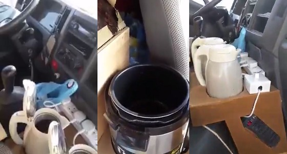 بالفيديو.. مواطن يثير الجدل بتحويل سيارته إلى مطبخ