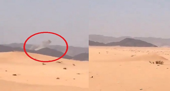 بالفيديو.. لحظة استهداف مقاتلات التحالف لمركبة عسكرية حوثية