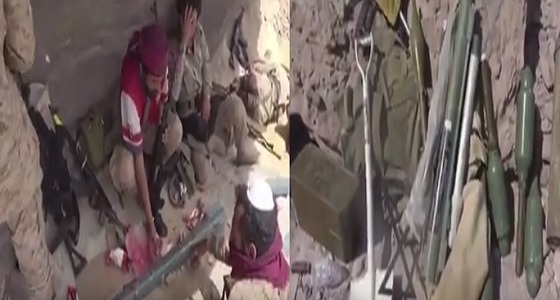 بالفيديو.. قوات التحالف والجيش اليمني يسيطران على مخازن للحوثيين في صعدة