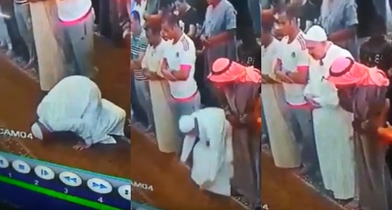 بالفيديو.. وفاة مصلي ساجدا أثناء صلاة المغرب