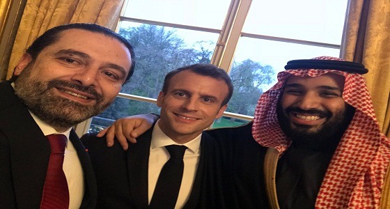 الحريري عن صورة تجمعه بولي العهد والرئيس الفرنسي: لا تعليق