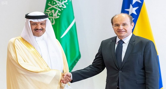 الأمير سلطان بن سلمان يلتقي وزير الشؤون المدنية البوسني