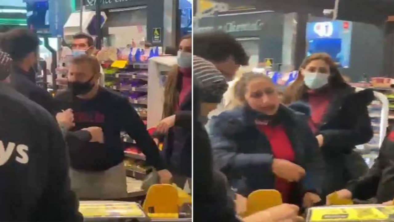 بالفيديو.. شجار حاد بين فتاة وشاب داخل متجر شهير في لبنان لسبب غريب