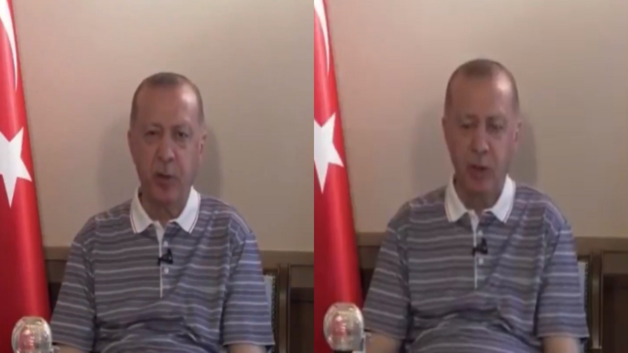 فيديو..أردوغان يظهر في حالة غير طبيعية ويثير السخرية