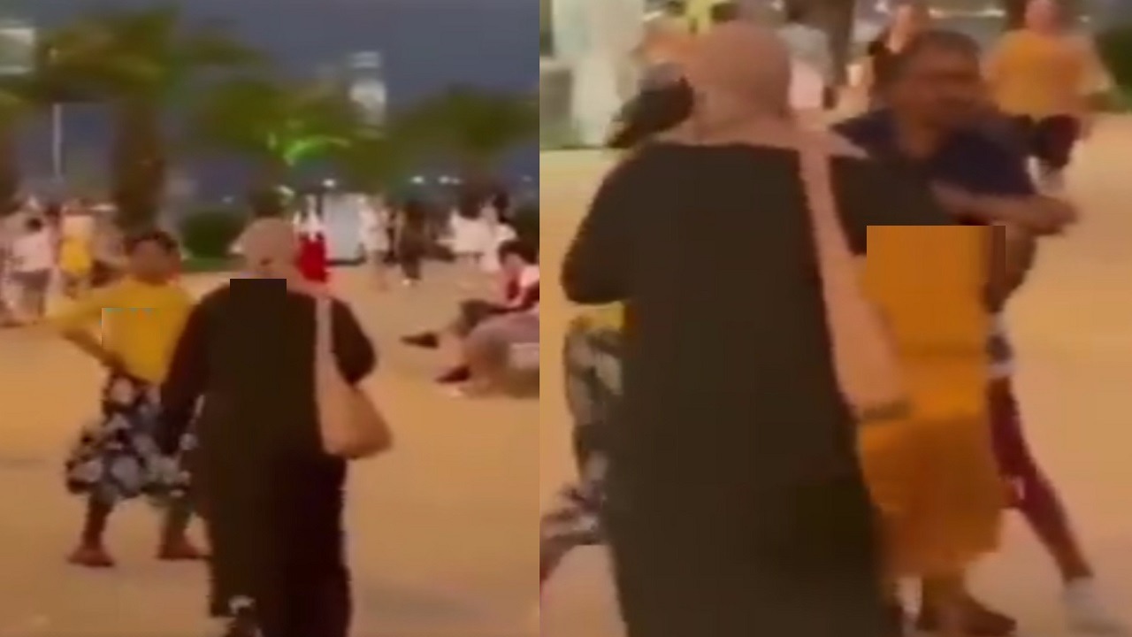 فيديو.. لحظة تعرض أسرة سعودية للسرقة في جورجيا