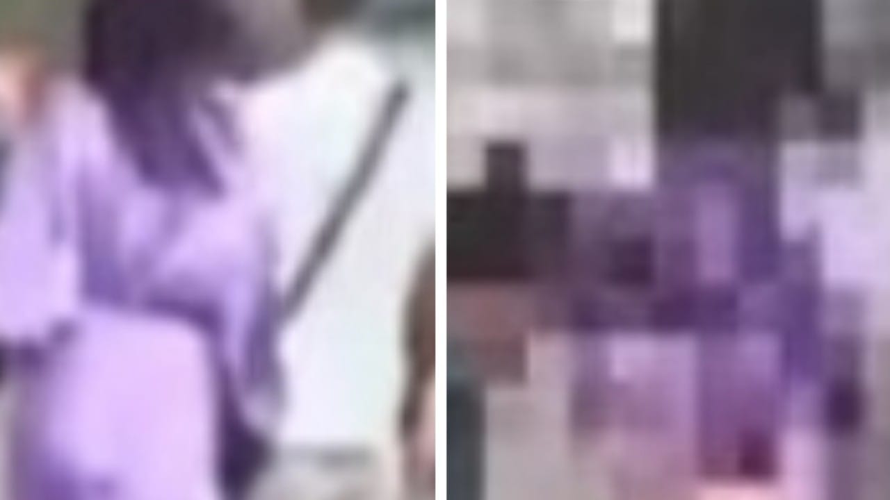  شاب يتحرش بفتاة ويضربها على منطقة حساسة أثناء سيرها في شارع عام 