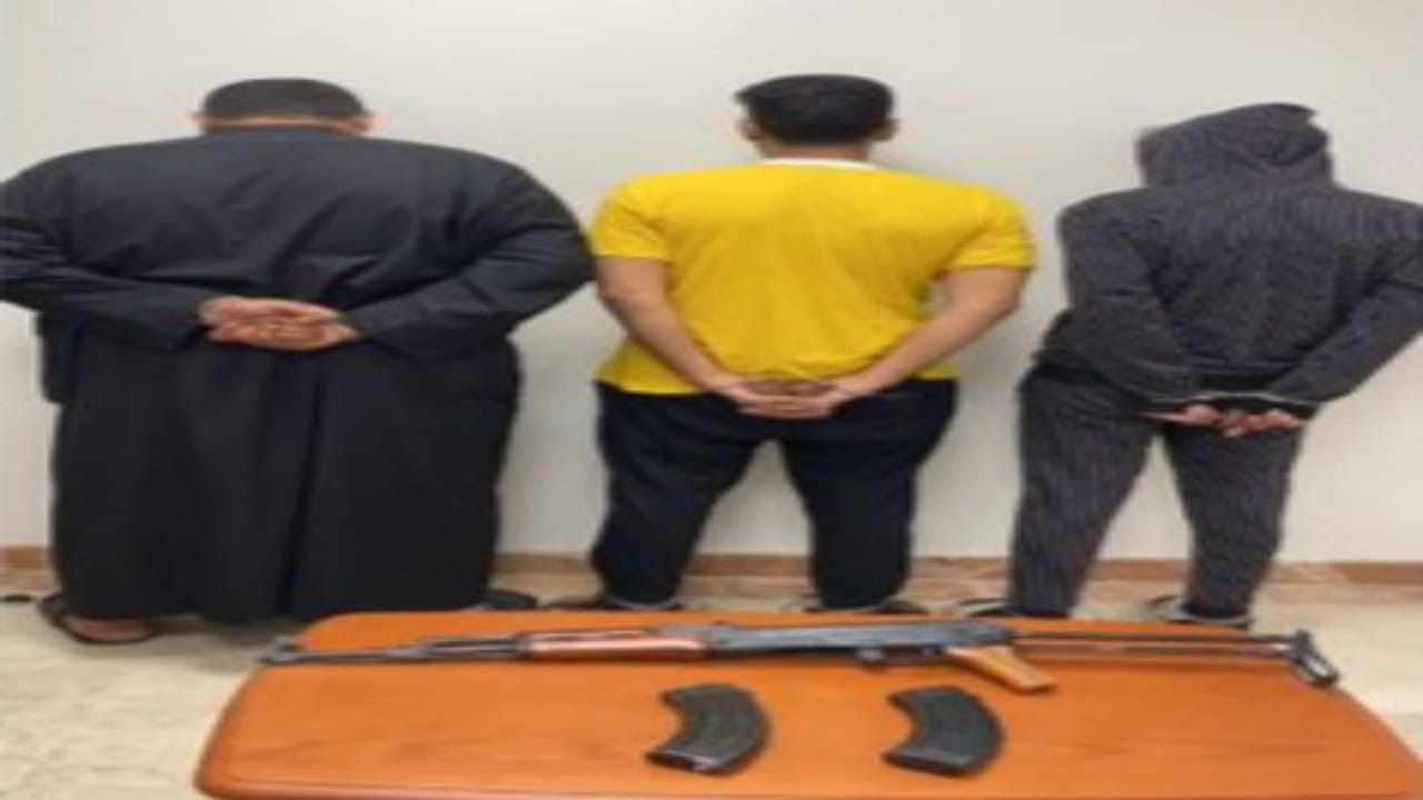 ضبط 3 مواطنين أطلقوا النار من سلاح ناري في إحدى المناسبات الخاصة بالجوف