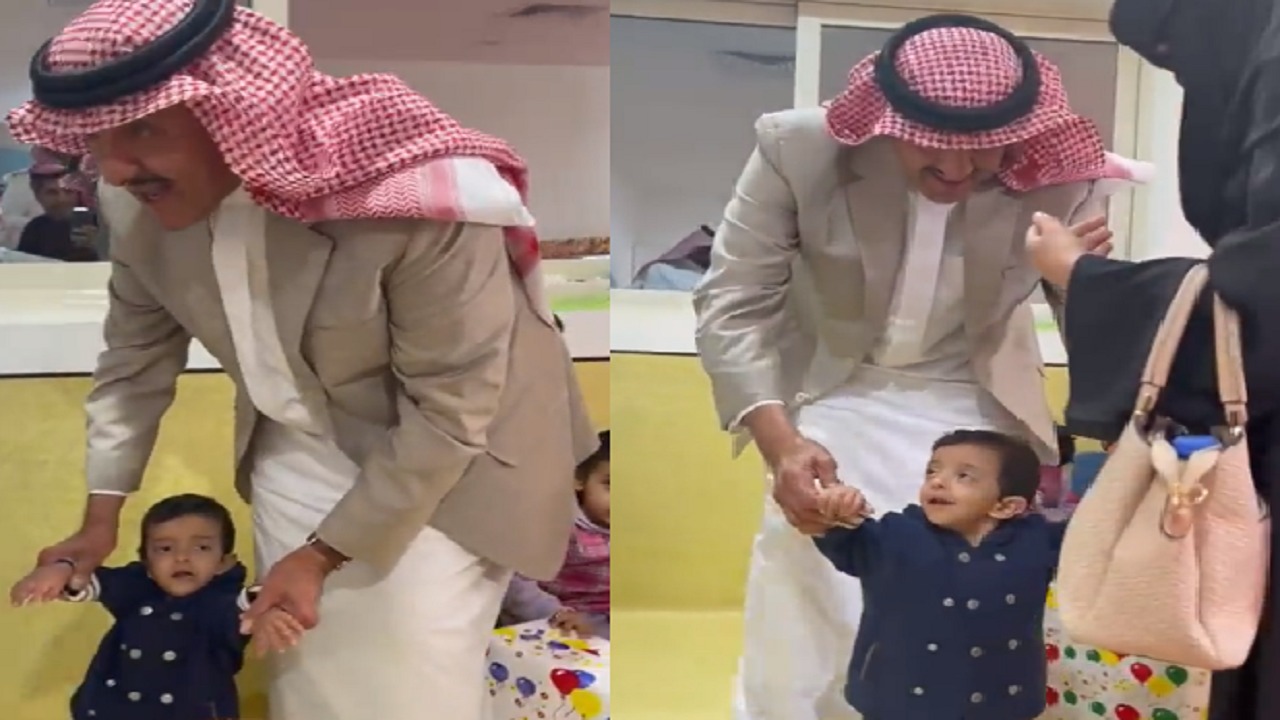 بالفيديو.. الأمير سلطان بن سلمان يساعد طفل من ذوي الإعاقة على المشي