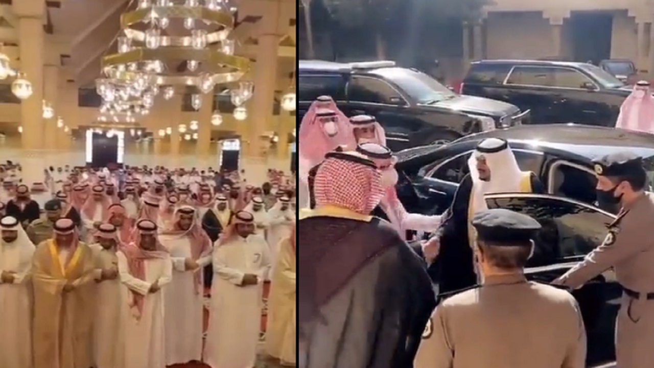 بالفيديو .. أداء صلاة الميت على الفقيد سمو الأمير سعود بن عبدالرحمن