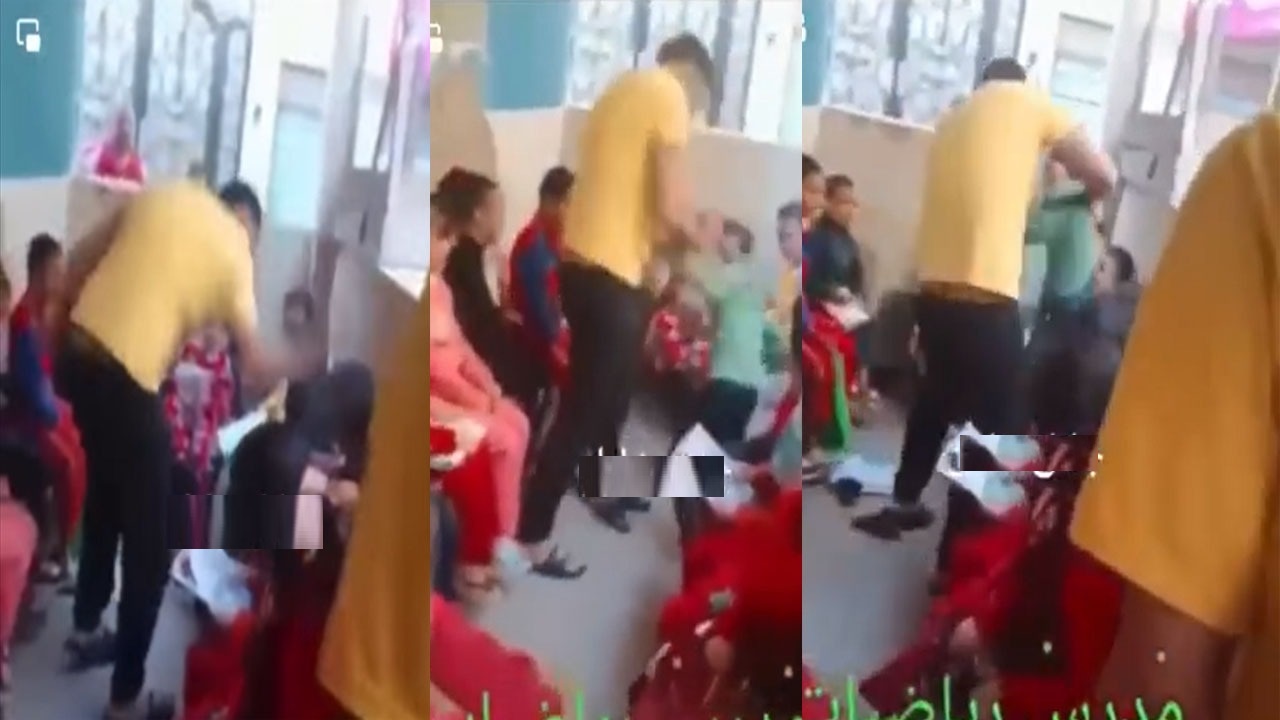 بالفيديو.. القبض على معلم ضرب طفلًا بوحشية