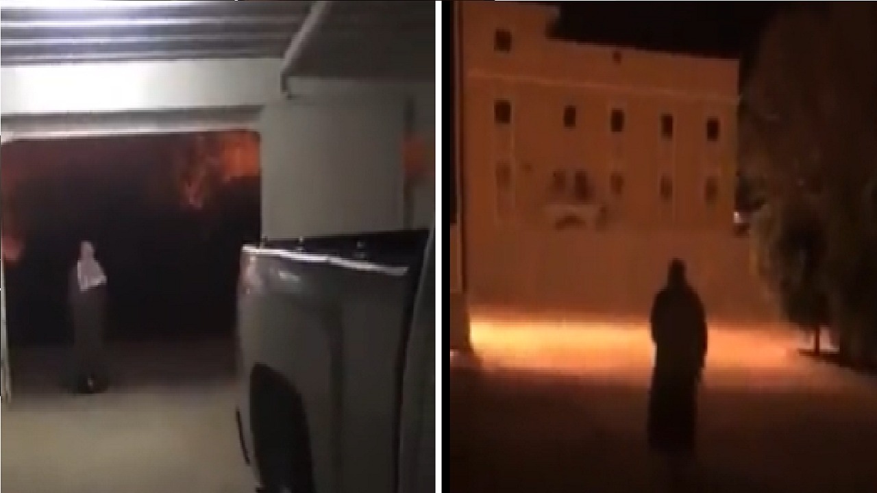 فيديو مؤثر لمُسن يخرج من بيته وينادي لصلاة الفجر رغم شدة البرد