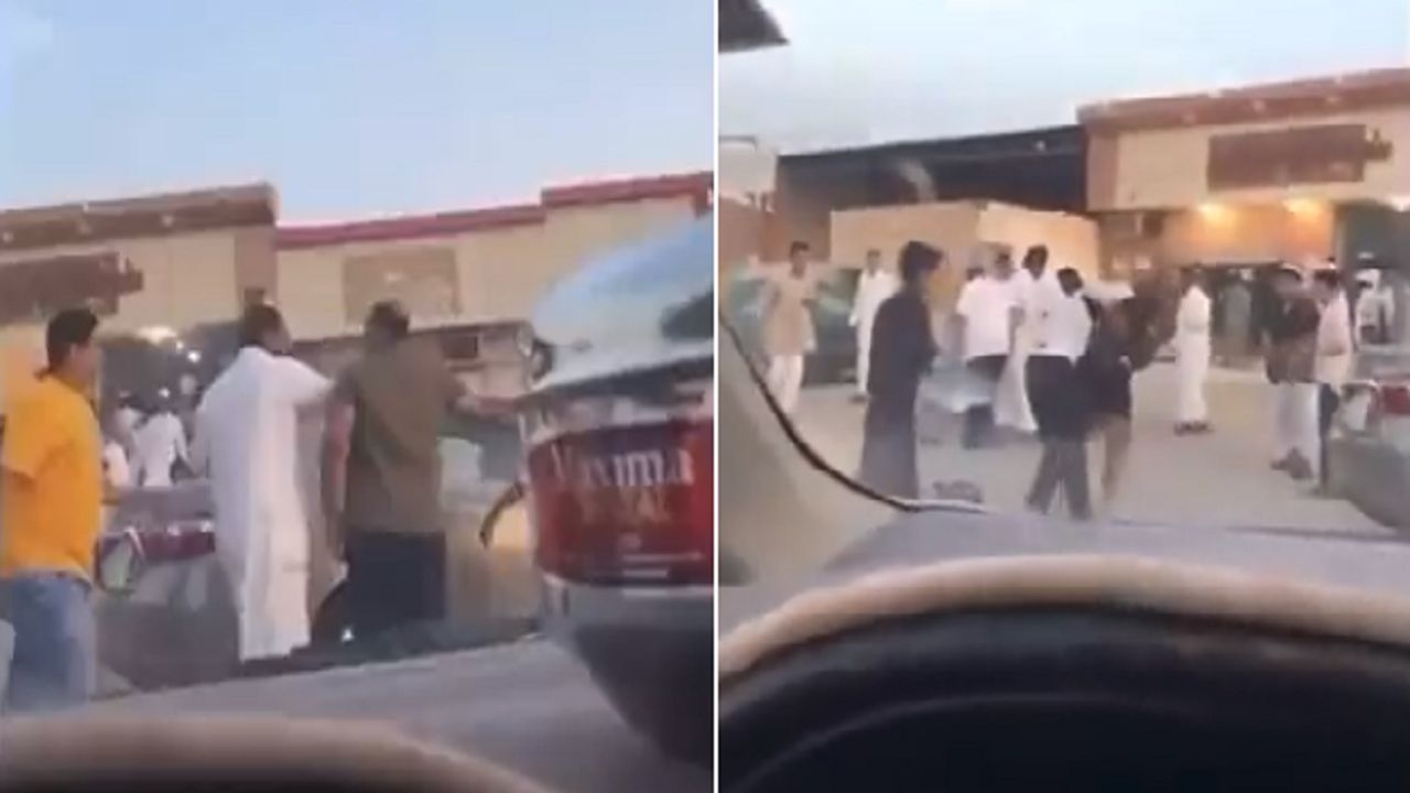بالفيديو.. اندلاع شجار بين رجلين بسبب وجبة فول في المملكة