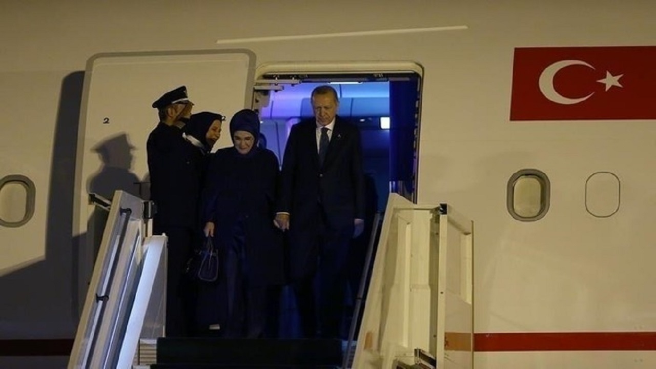 الرئيس التركي يصل جدة في زيارة رسمية