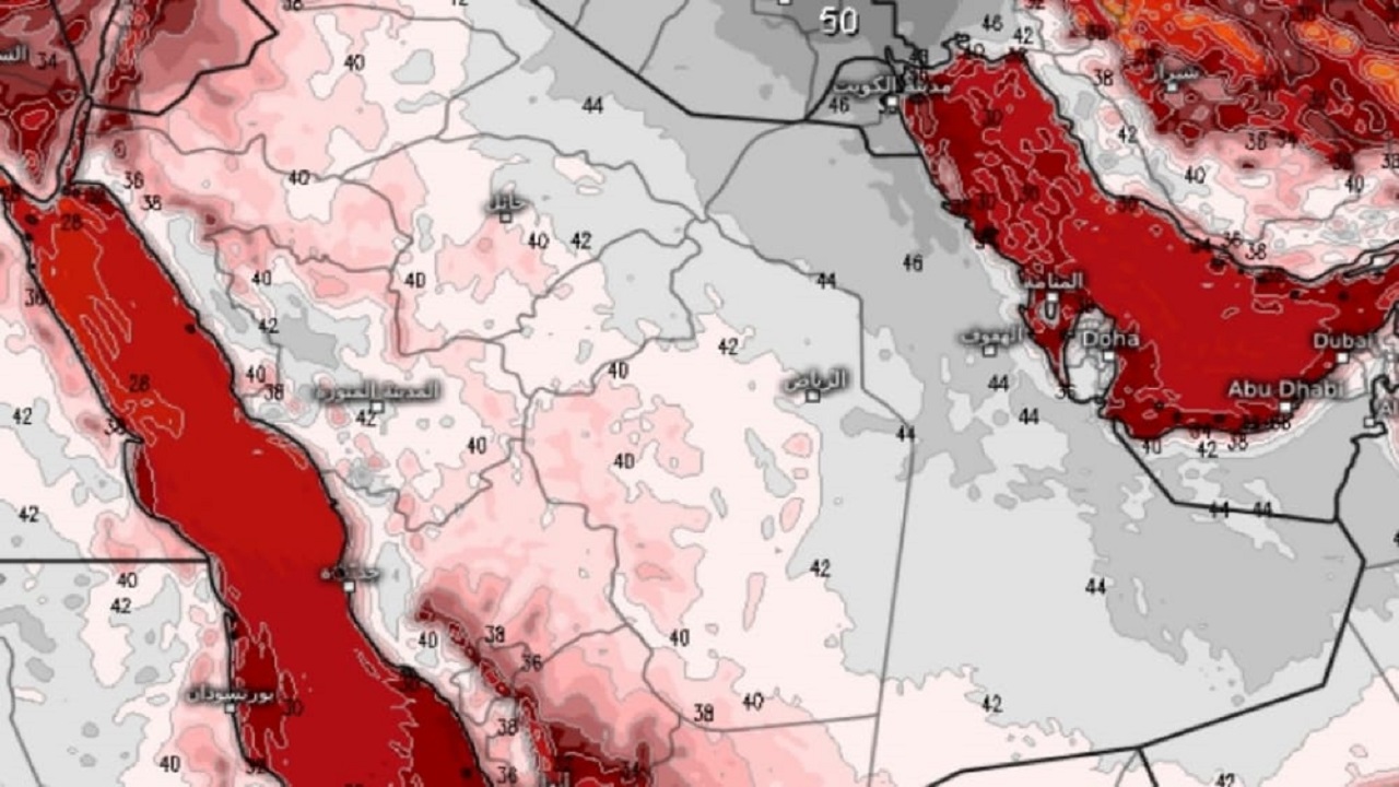 الحصيني: أجواء حارة تعم مناطق المملكة