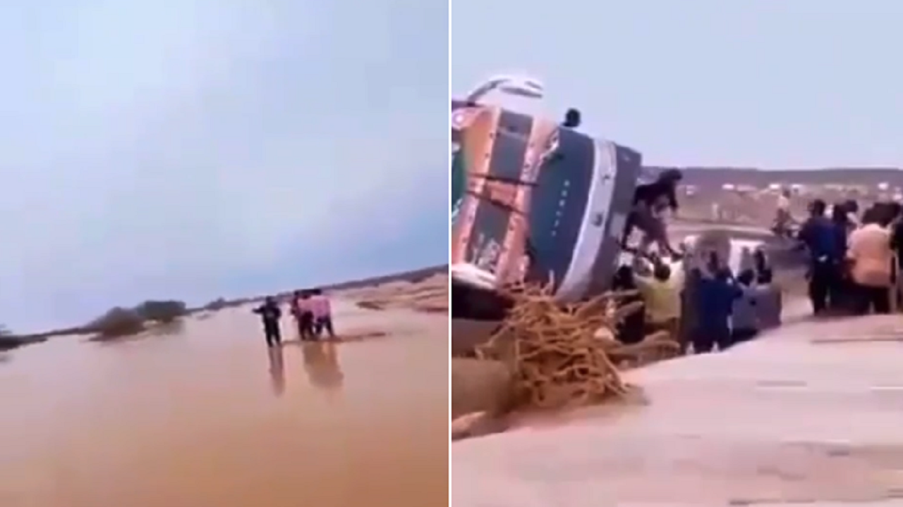 بالفيديو.. مصرع 52 شخصًا وإصابة آخرين بسبب الفيضانات في السودان