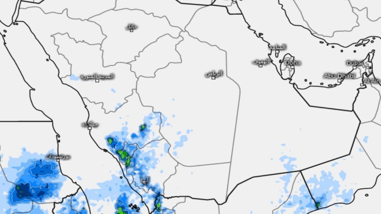 “المسند”: استمرار هطول الأمطار الصيفية على مكة