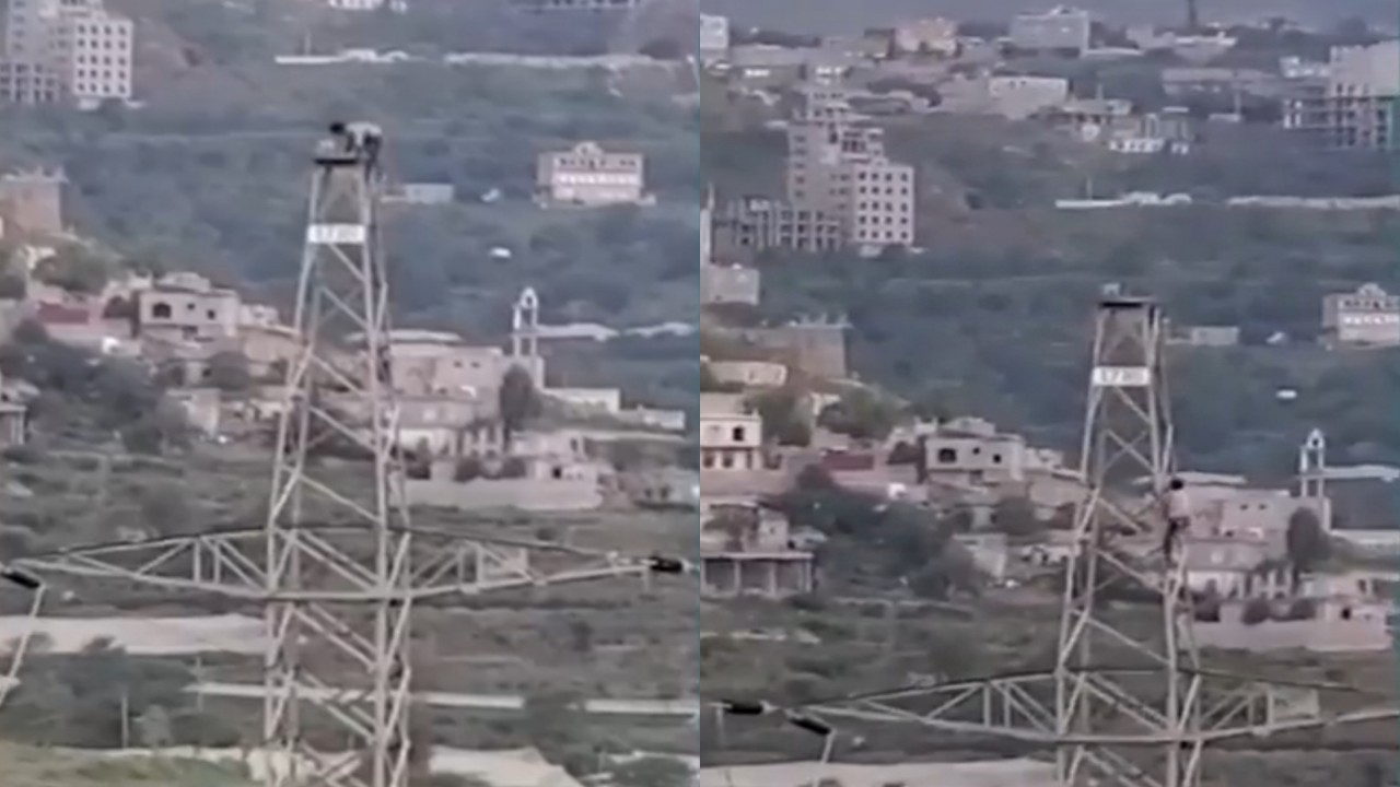 بالفيديو.. أطفال يتسلقون أبراج الكهرباء الشاهقة في اليمن