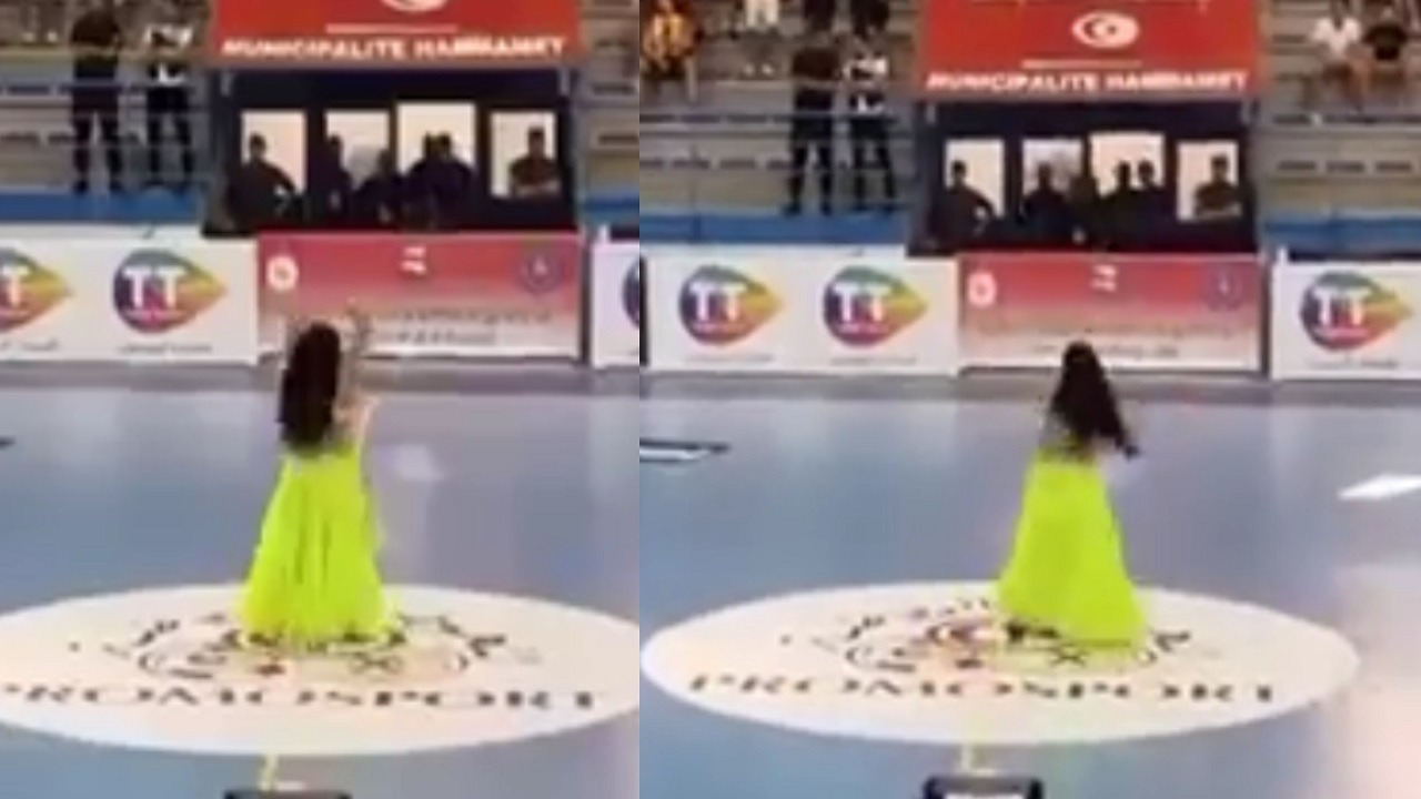 راقصة شرقية في افتتاح البطولة العربية لكرة اليد تثير الجدل