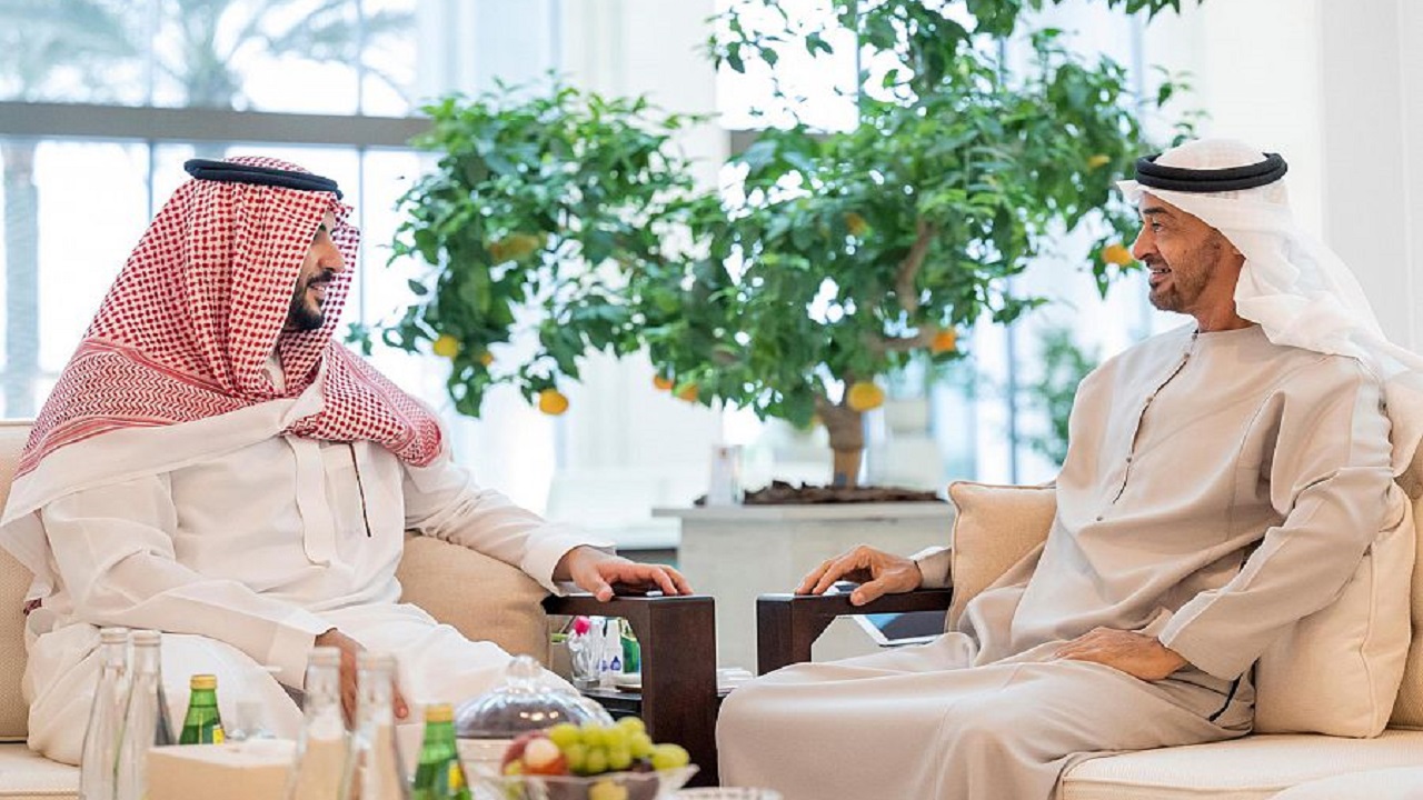رئيس الإمارات يستقبل نائب وزير الدفاع الأمير خالد بن سلمان