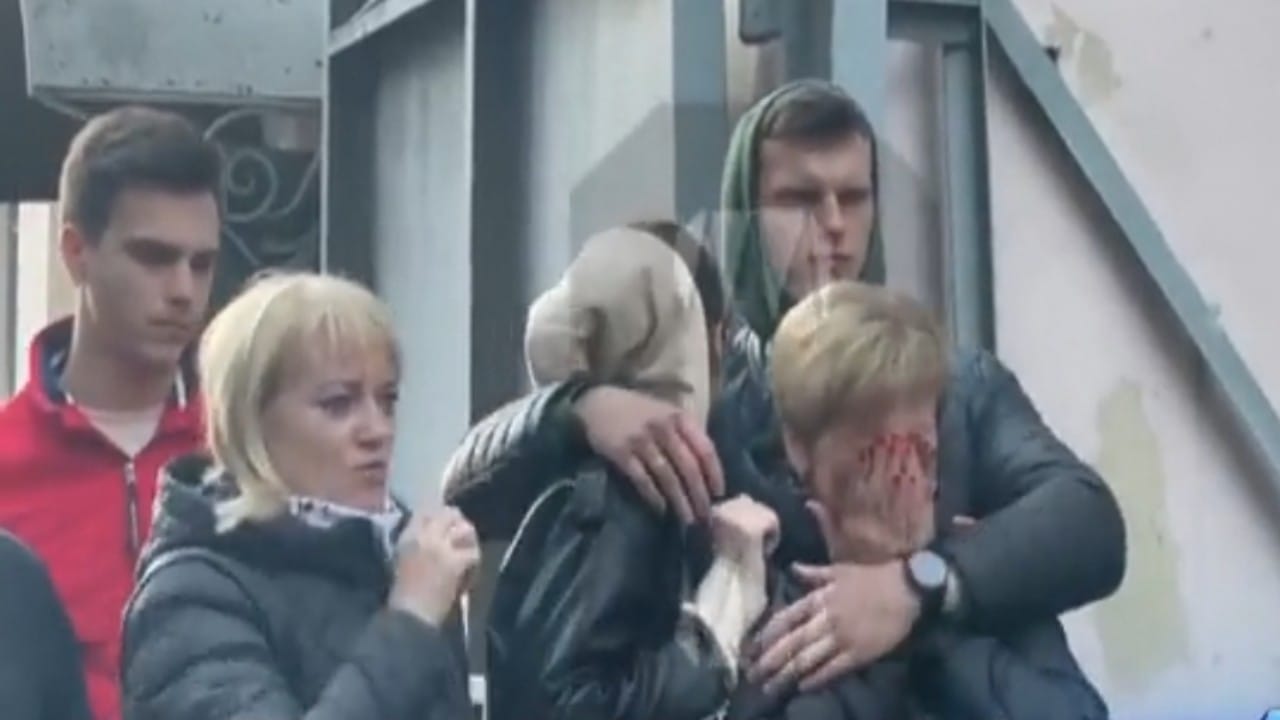 بالفيديو.. الجنود الروس يودعون أسرهم بعد إعلان التعبئة