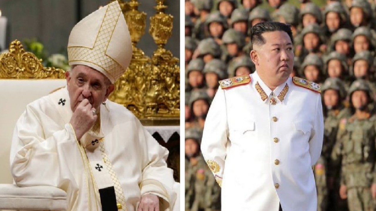 زعيم كوريا الشمالية لبابا الفاتيكان : ليس مرحب بك في أراضينا