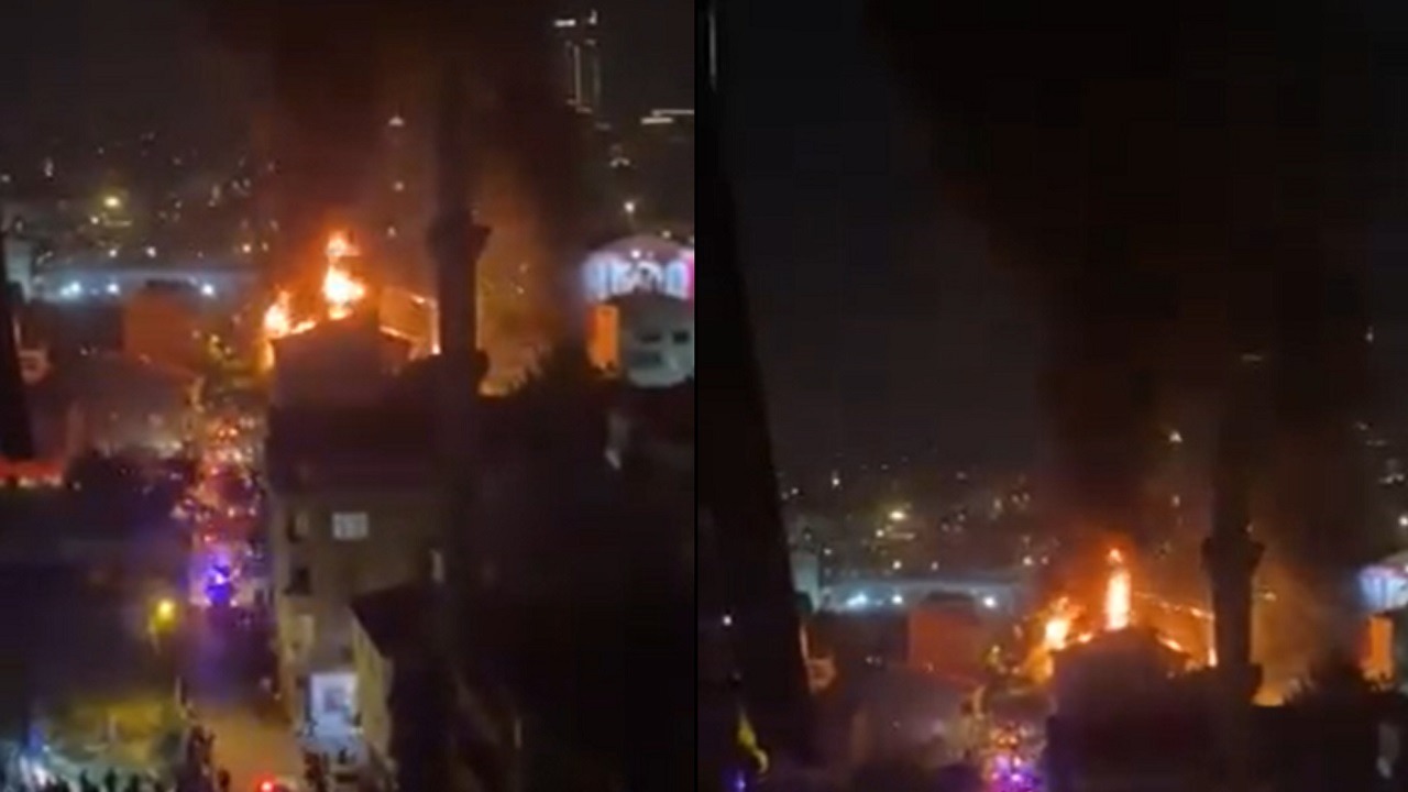 فيديو..قتلى في انفجار ضخم بأحد مباني اسطنبول