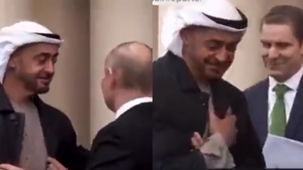 فيديو..بوتين يُهدي معطفه الخاص للشيخ محمد بن زايد