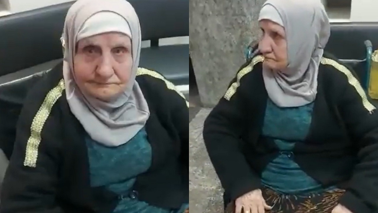 شاهد..مسنة لبنانية تعتصم داخل بنك للمطالبة بوديعتها