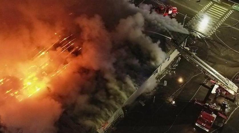 بينهم 5أطفال.. حريق ينهي حياة 7 أشخاص في روسيا