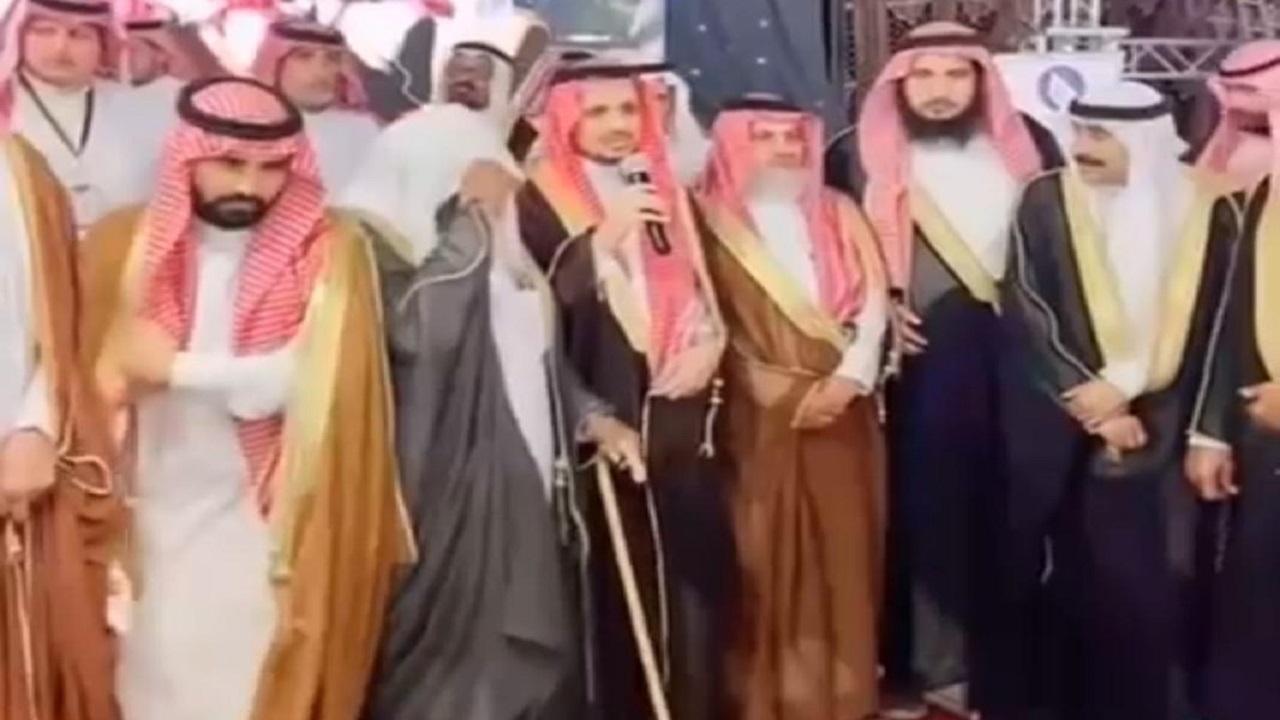 حفل تكريم الشاعر صالح بن شاطر المعلوي بمركز حقال بمحافظة اضم
