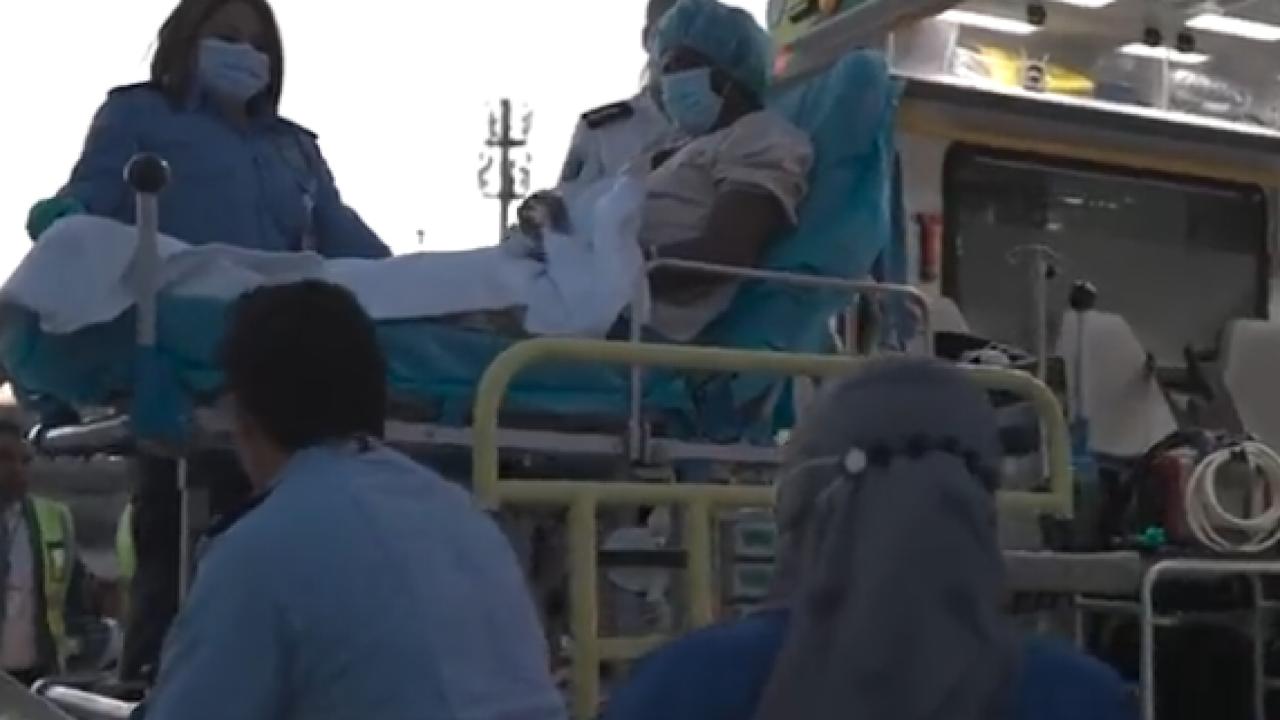 فيديو لطائرة الإخلاء التي نقلت الشهراني من الدوحة إلى الرياض
