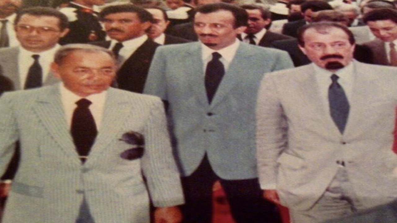 صورة نادرة للملك عبدالله والملك سلمان رفقة ملك المغرب