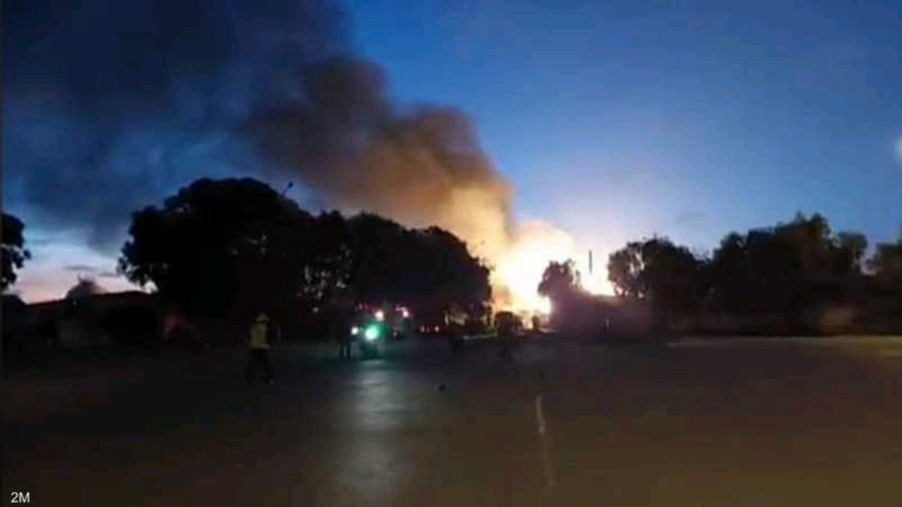 بالفيديو.. حرائق وانفجارات في مستودع لتخزين الغاز بالمغرب