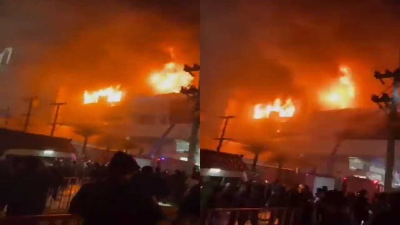 بالفيديو.. مقتل وإصابة 40 شخصًا في حريق هائل بفندق