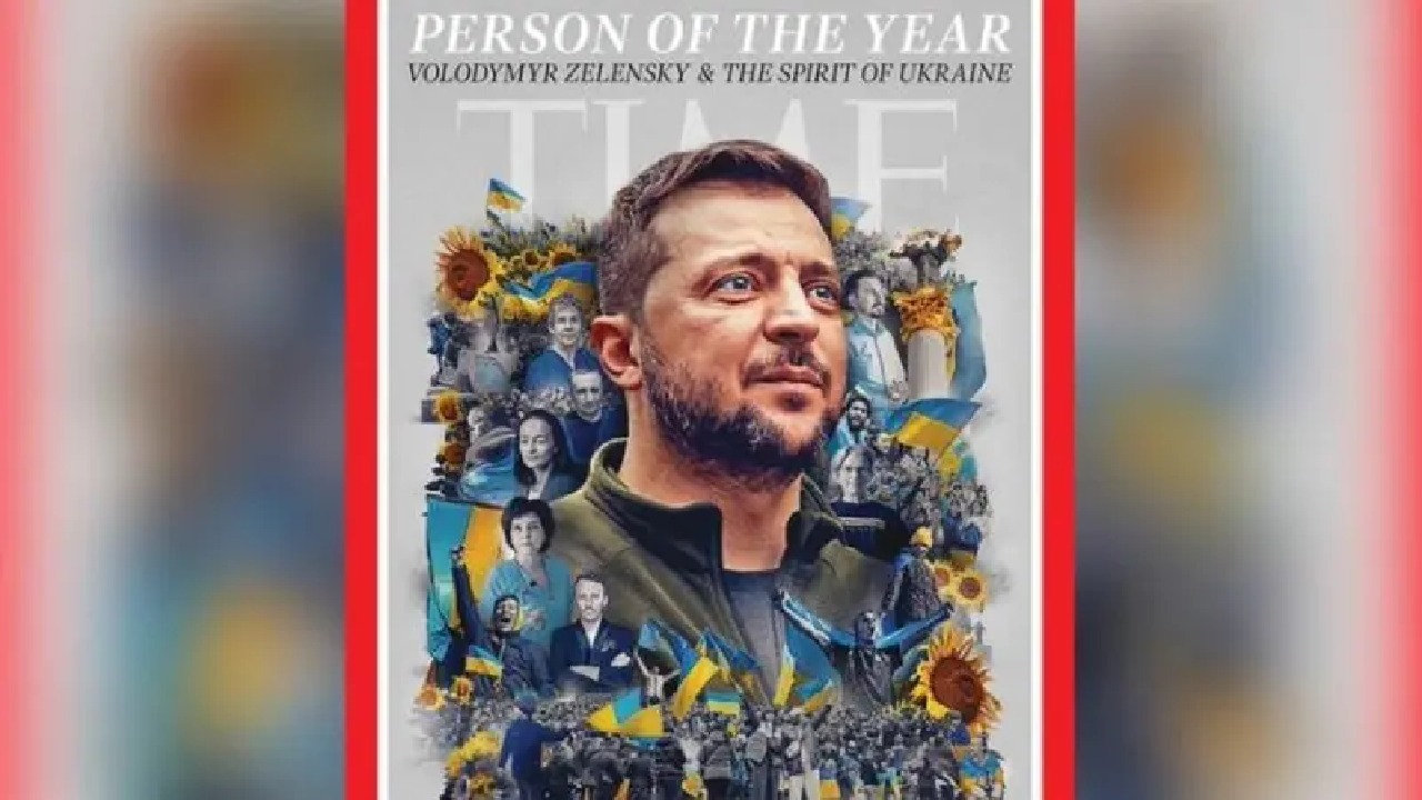 مجلة &#8220;تايم&#8221; تختار الرئيس الأوكراني شخصية عام 2022