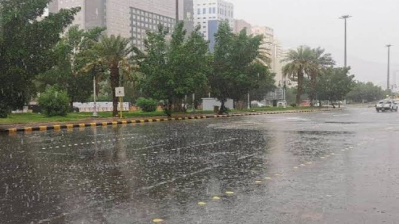 مكة تتصدر كميات الأمطار بالمملكة 
