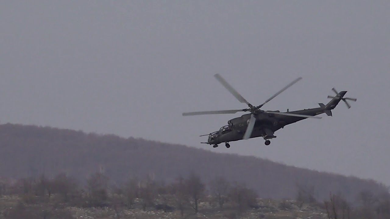 بالفيديو.. مروحيات مي-35 تدمر مواقع قيادة وعربات مصفحة للقوات الأوكرانية