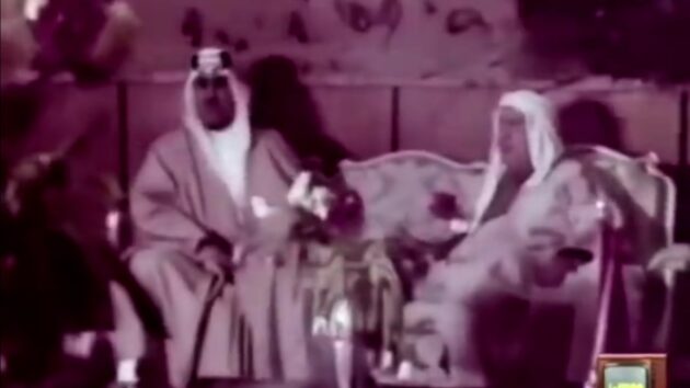 فيديو نادر للملك سعود خلال زيارته للكويت قبل 62 عام