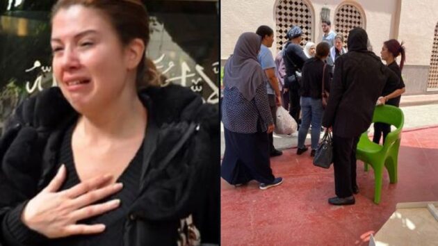 اشتباكات في جنازة خالة رانيا فريد شوقي