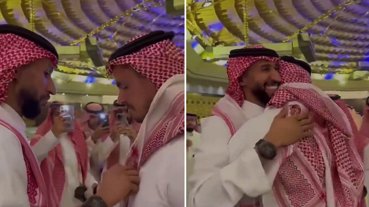 “Al-Hilal Football Club’s Captain and Fitness Coach Share Hilarious Moment at Player’s Wedding”