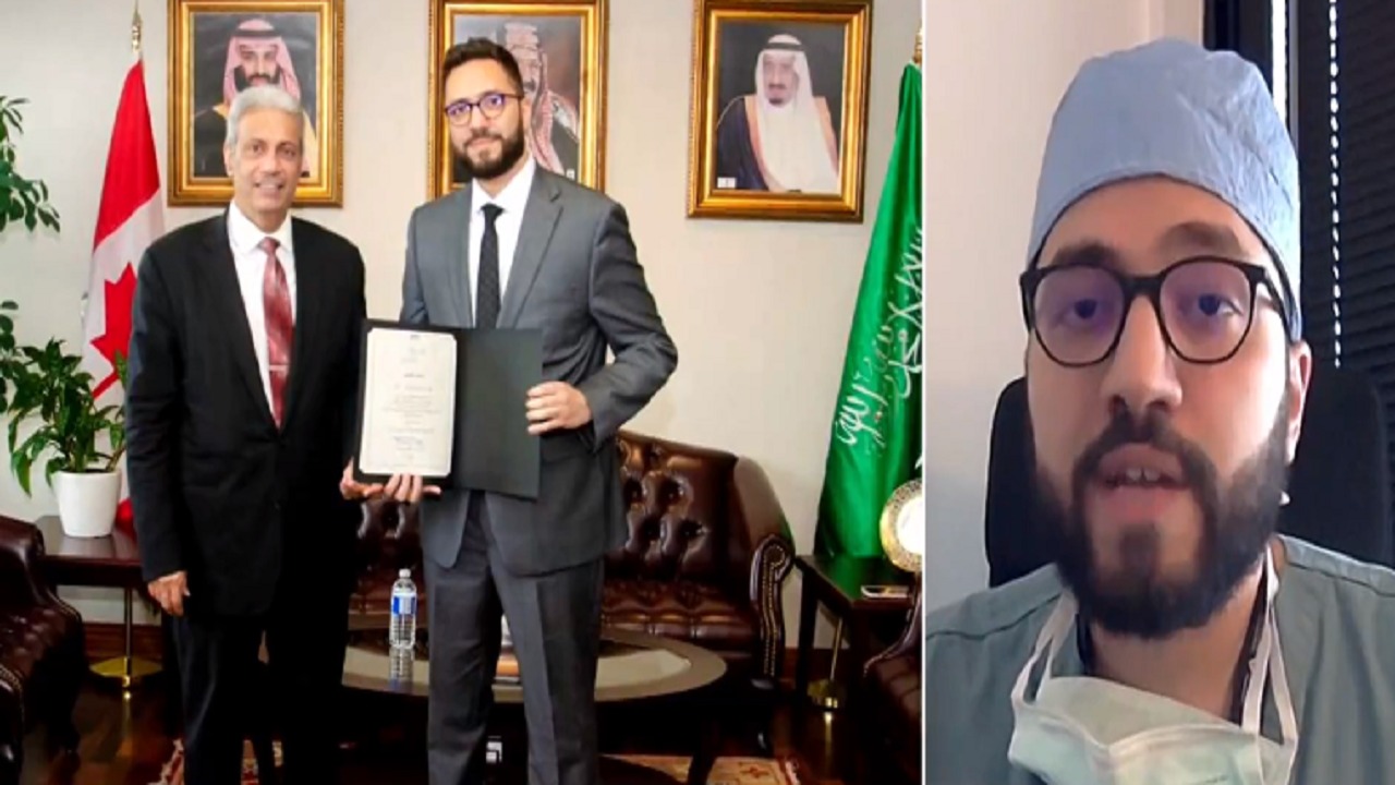 طبيب سعودي ينقذ شابا لم يستطع دفع تكاليف العملية في كندا..فيديو