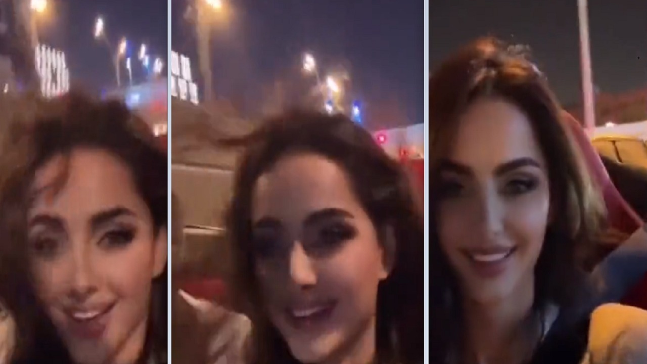 مهلاقا الجابري تتجول في شوارع الرياض..فيديو