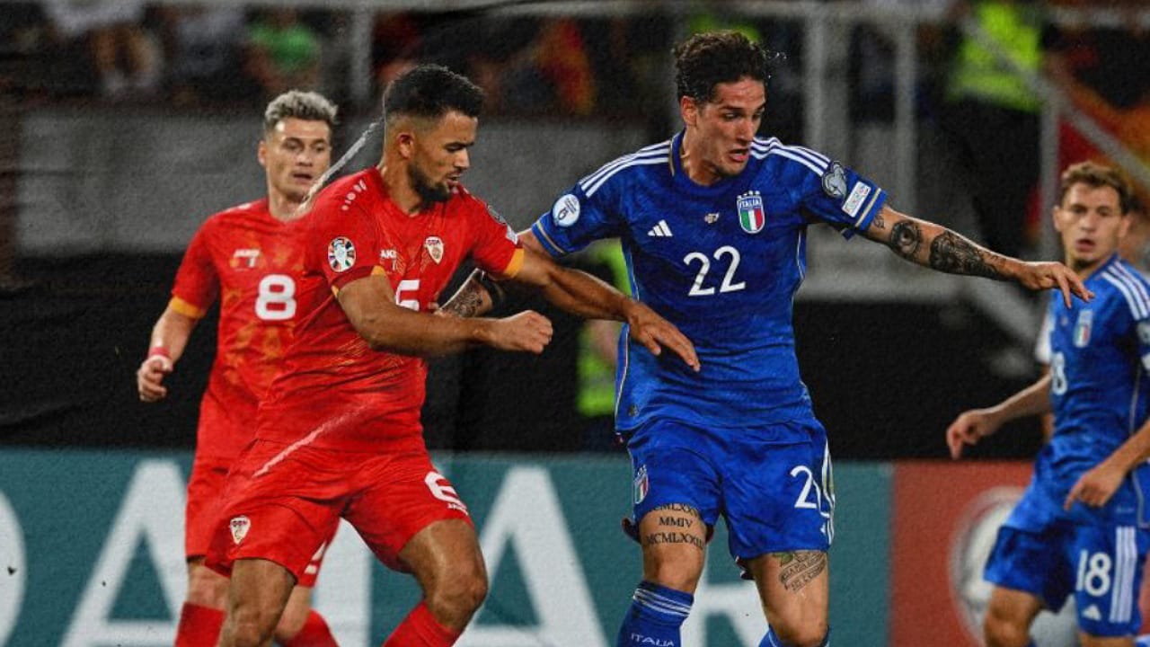 تعادل إيطاليا مع مقدونيا الشمالية في تصفيات كأس أمم أوروبا