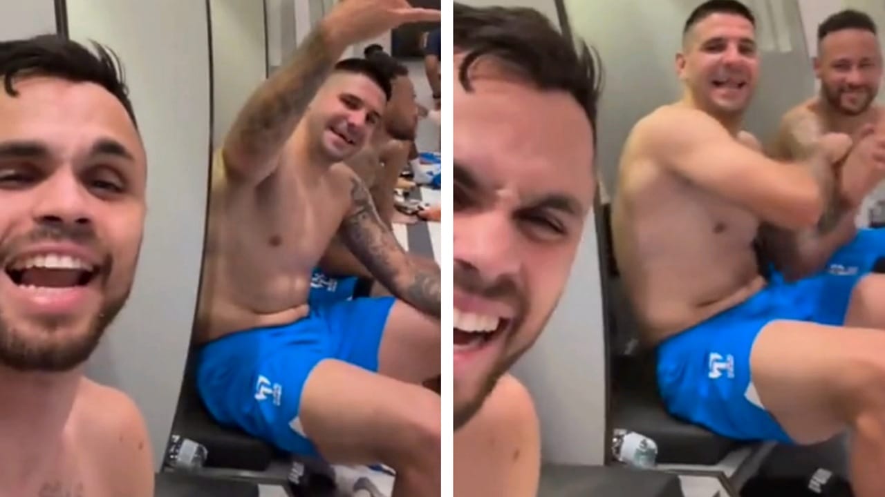 Al Hilal Trio Celebrate Victory in Captivating Dressing Room Video