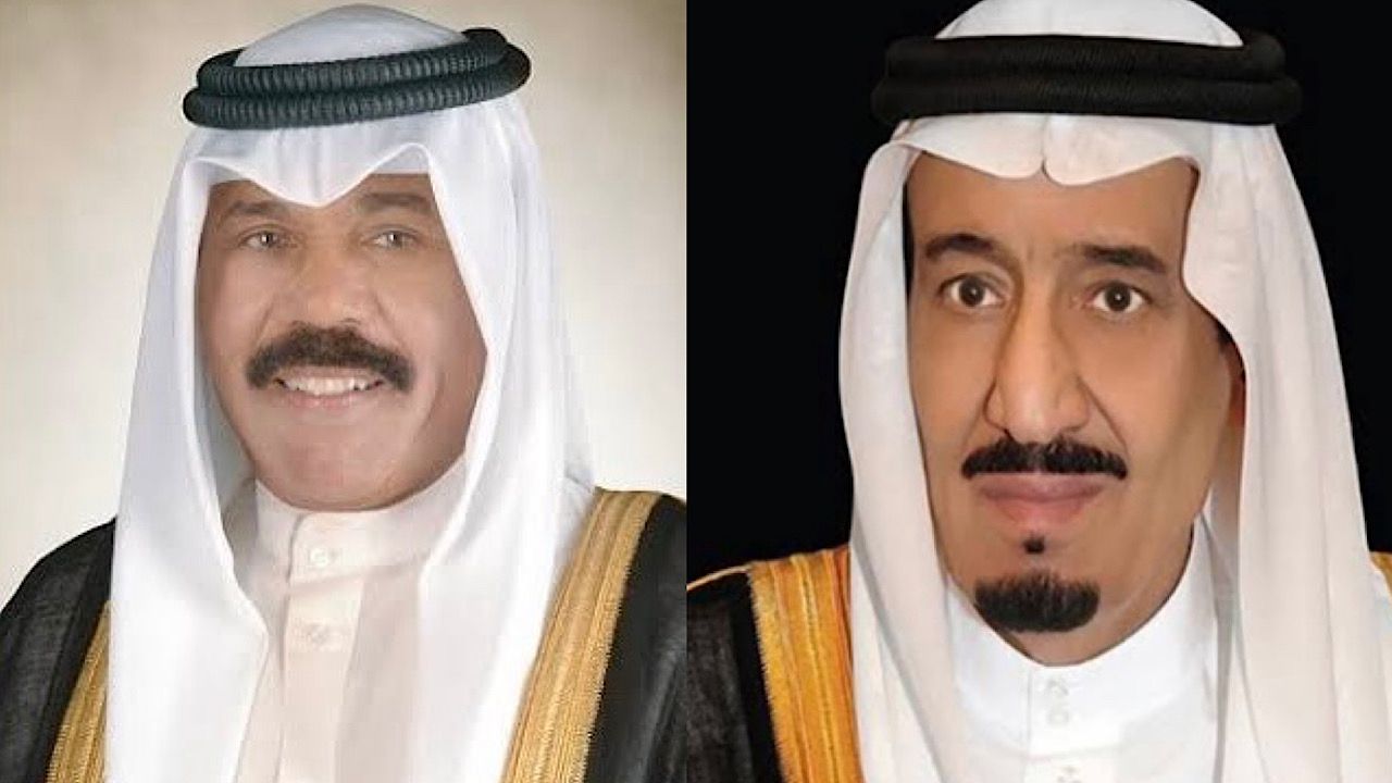 خادم الحرمين الشريفين يتلقى تهاني من القيادة الكويتية بمناسبة اليوم الوطني 93